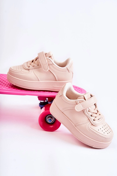 Dziecięce Buty Sportowe Na Rzepy Różowe Elike