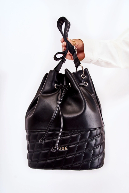 Damska Torebka Worek GOE ZNJJ016 Czarny