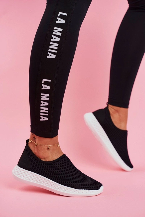 Damskie Sportowe Obuwie Wsuwane Czarne Gestacio