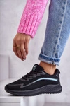 Damskie Modne Buty Sportowe Sneakersy Czarne Ida