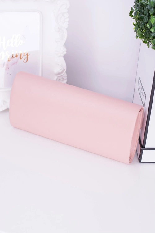 Damska Różowa Kopertówka Złoty Łańcuch