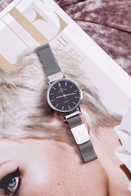 Damski Zegarek Giorgio & Dario Na Magnes Srebrny Magnum