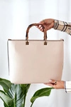 Torebka Shopper Do Ręki NOBO L1560 Kremowa