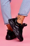 Damskie Sportowe Obuwie Sneakersy Big Star Czarne FF274959