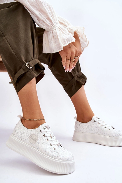 Damskie Sneakersy Buty Sportowe GOE JJ2N4126 Białe