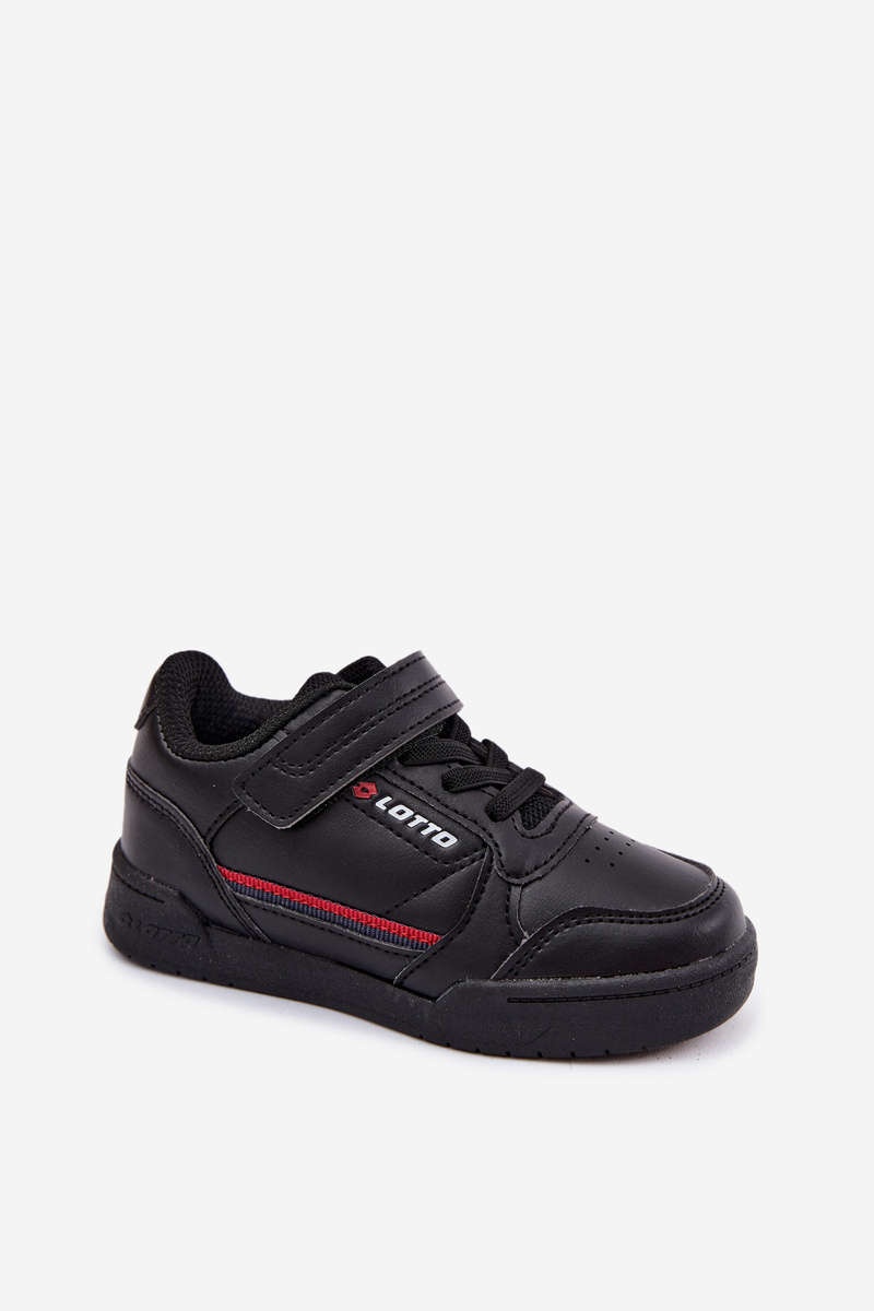 Buty Dziecięce Sneakersy Na Rzep LOTTO NANDU 2600310K Czarne