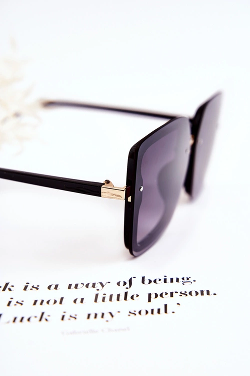 Damskie Modne Okulary Przeciwsłoneczne V130045 Czarne