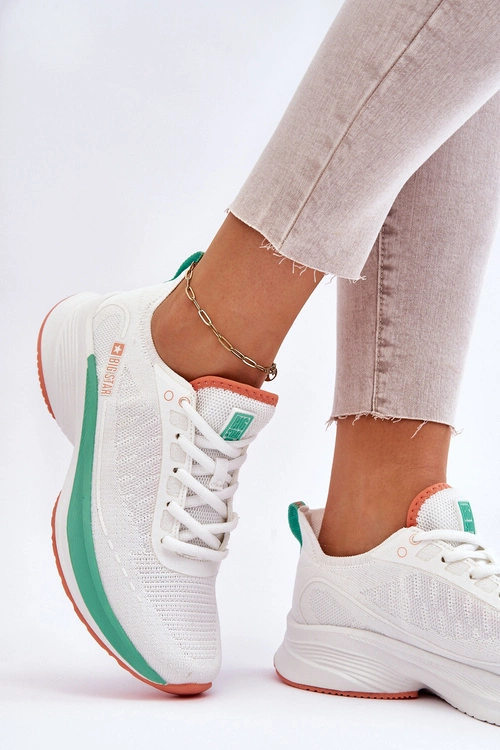 Lekkie Buty Sportowe Memory Foam System Big Star LL274328 Białe