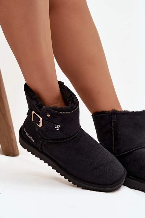 Śniegowce Damskie Z Klamrą Wrangler 20253091.25Y Czarne