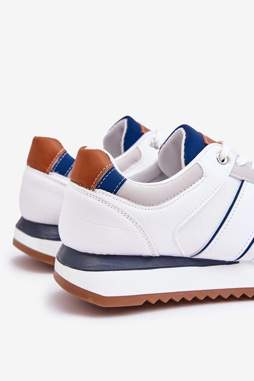 Męskie Buty Sportowe Białe Scotty