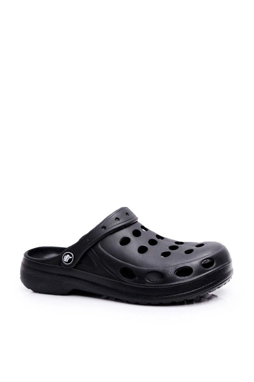 Damskie Klapki Sandały Lekkie Czarne Piankowe EVA