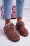 Damskie Klapki Papcie Khaki Mirendy