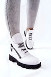 Botki Ocieplane Futerkiem Sergio Leone Białe TR740