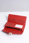 Duży Damski Czerwony Portfel