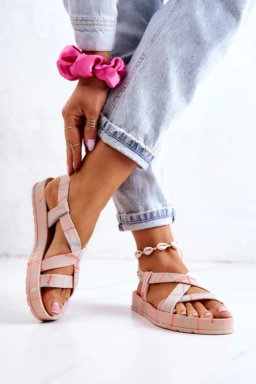 Pachnące Gumowe Sandały Eco Friendly ZAXY HH285266 Nude