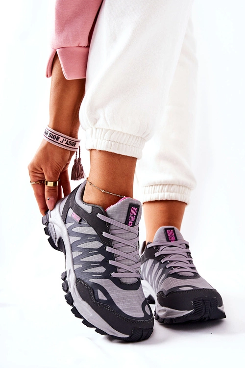 Sportowe Buty Memory Foam Big Star GG274499 Szare