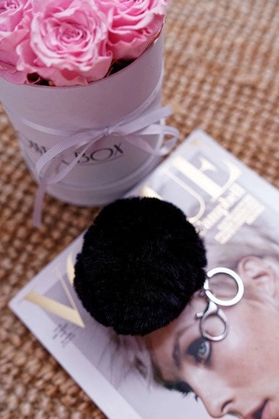 Duży Brelok Czarna Zawieszka do Torebki