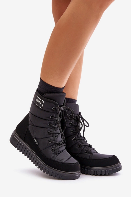 Śniegowce Damskie Progress PROGJ-24-157 Czarne