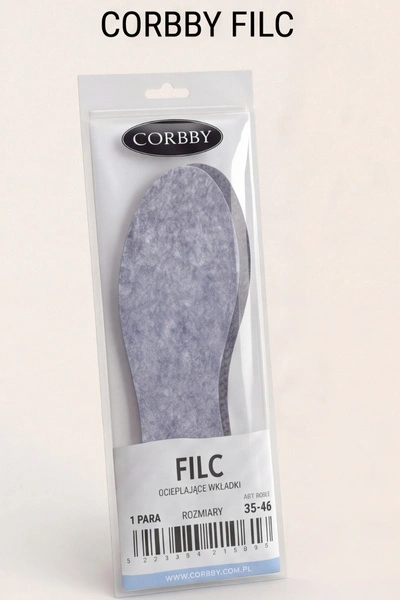 Corbby FILC | Filcowe Wkładki Antypoślizgowe Ocieplające
