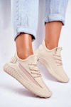 Damskie Sportowe Buty Lekkie Przewiewne Beżowe Lumiere