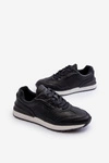Sneakersy Męskie Skórzane BIG STAR NN174287 Czarne