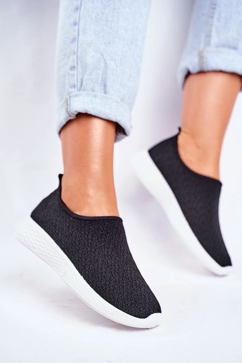 Damskie Sportowe Obuwie Wsuwane Czarne Hopin