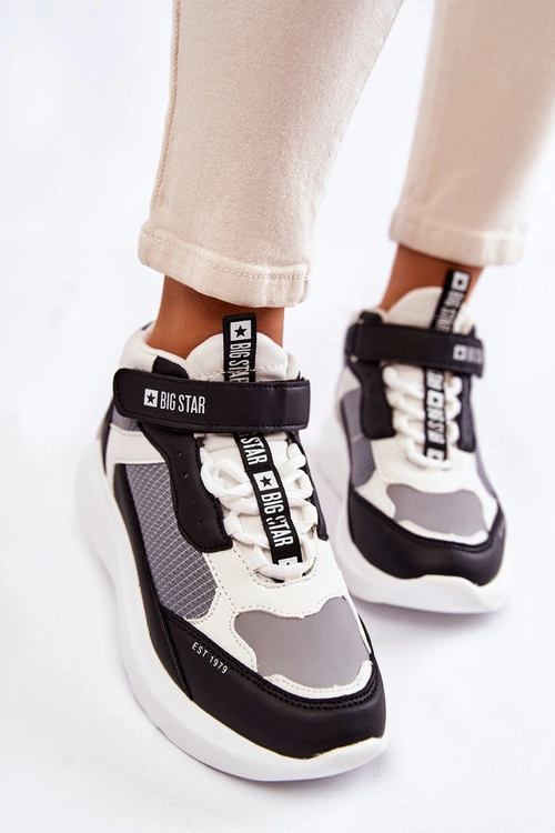 Damskie Buty Sportowe Memory Foam System Big Star KK274405 Białe