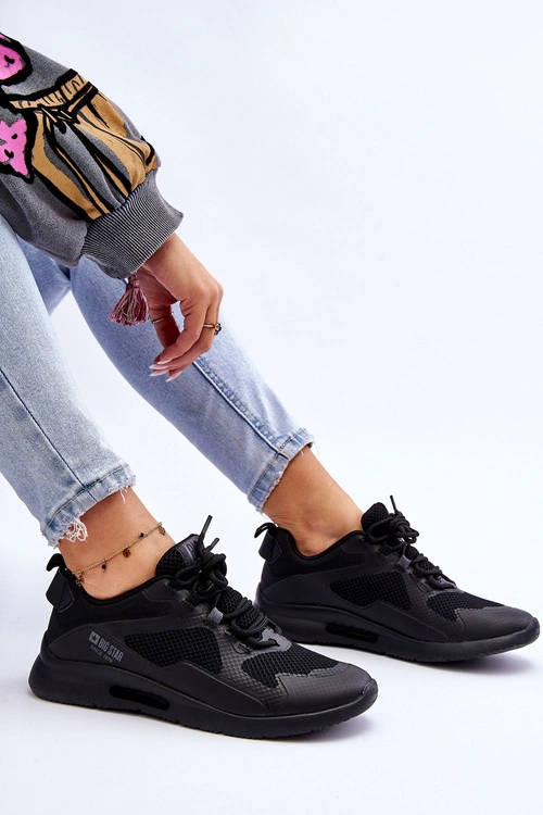 Damskie Buty Sportowe Sneakersy Big Star LL274372 Czarne