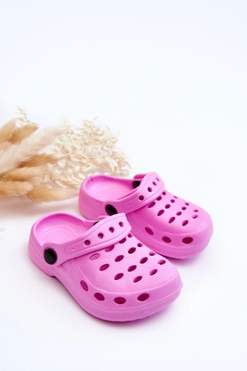 Klapki Dziecięce Piankowe Kroksy Różowe Lucas