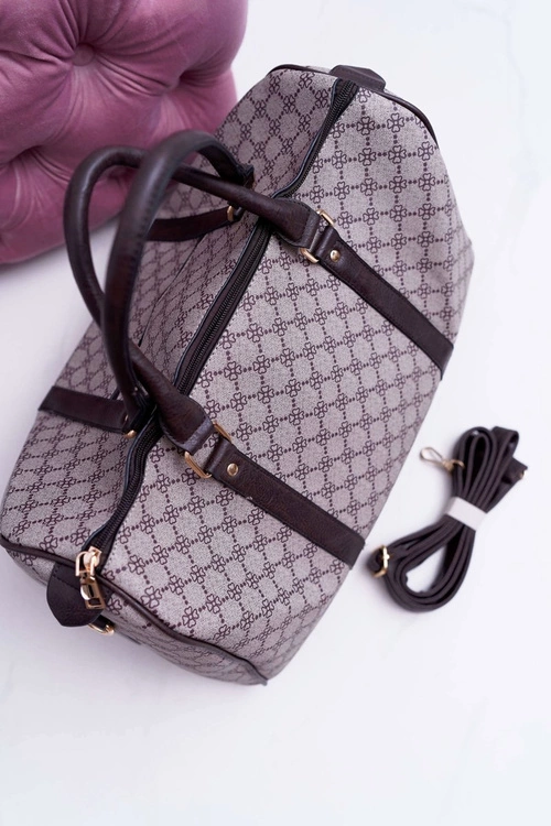 Torba Damska Duża Kuferek Szara