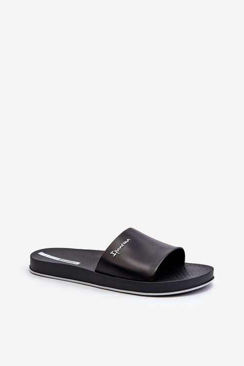 Męskie Gumowe Klapki 82832 Ipanema Slide Unisex Czarne