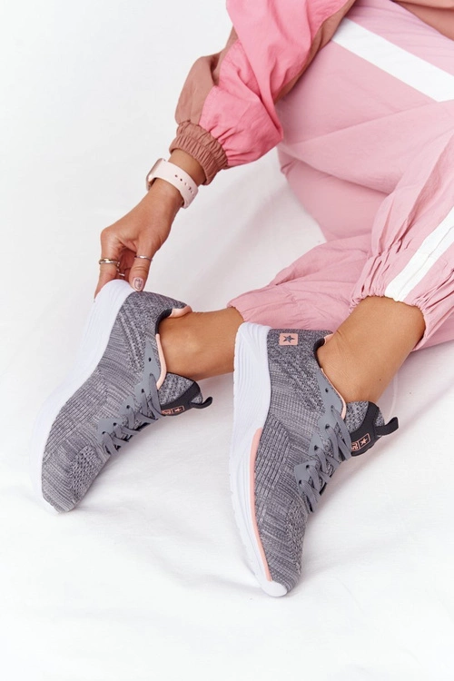 Damskie Sportowe Buty Comfort Foam Szare Long Distance