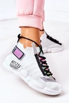 Damskie Sportowe Buty Sneakersy Białe Bubble Tea