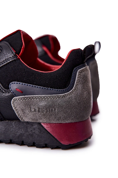 Buty Sportowe Męskie Memory Foam Big Star II174090 Czarne