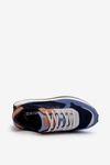 Męskie Sneakersy Memory Foam System Big Star NN174356 Granatowe