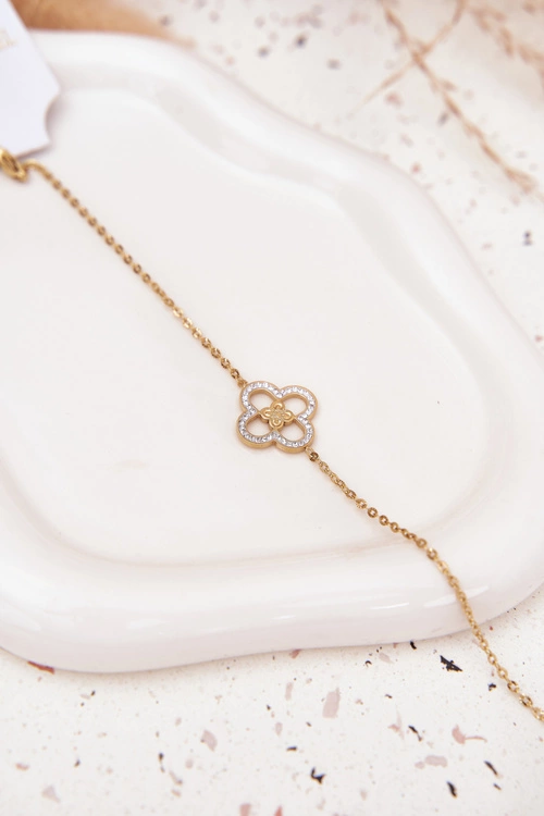 Bransoletka Damska Ze Stali Chirurgicznej Złota