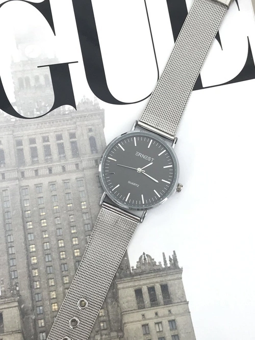 Damski Zegarek Ernest Lena Srebrny