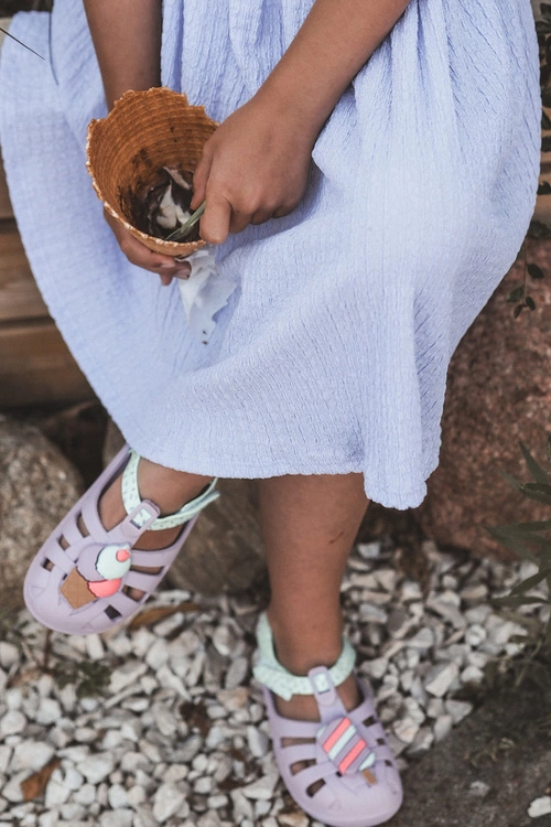 Sandałki Dziecięce Na Rzep 83486 Ipanema Summer XIII Baby Fioletowe