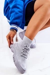 Buty Sportowe Skarpetkowe Szare Kimberly