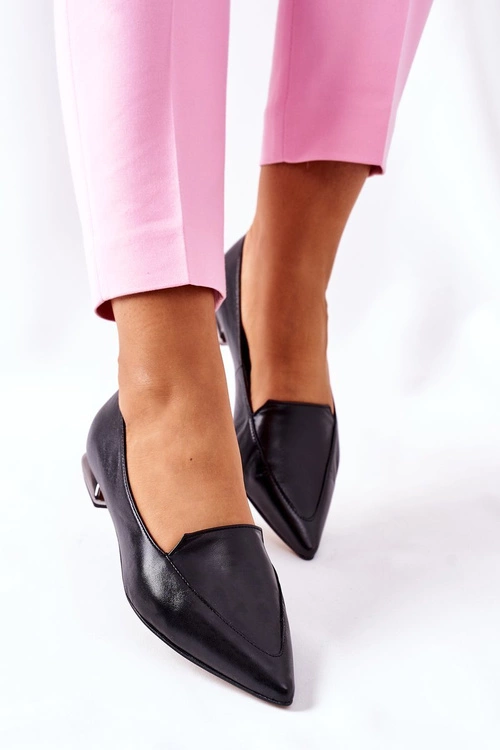 Damskie Półbuty Laura Messi Czarne 2074