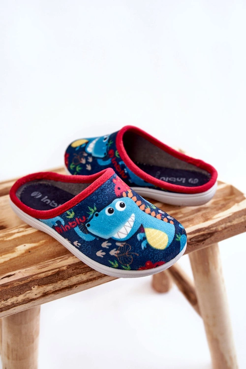 Dziecięce Papcie Wsuwane Inblu B9000049 Granatowe