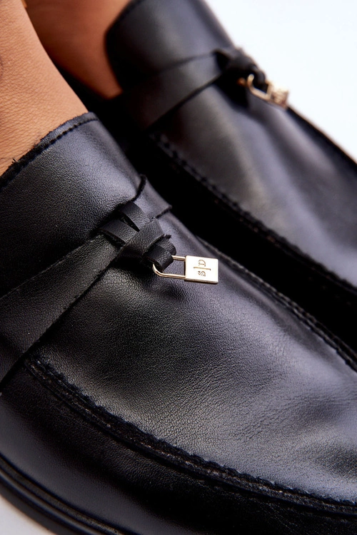 Klasyczne Mokasyny Damskie Czarne Cortez