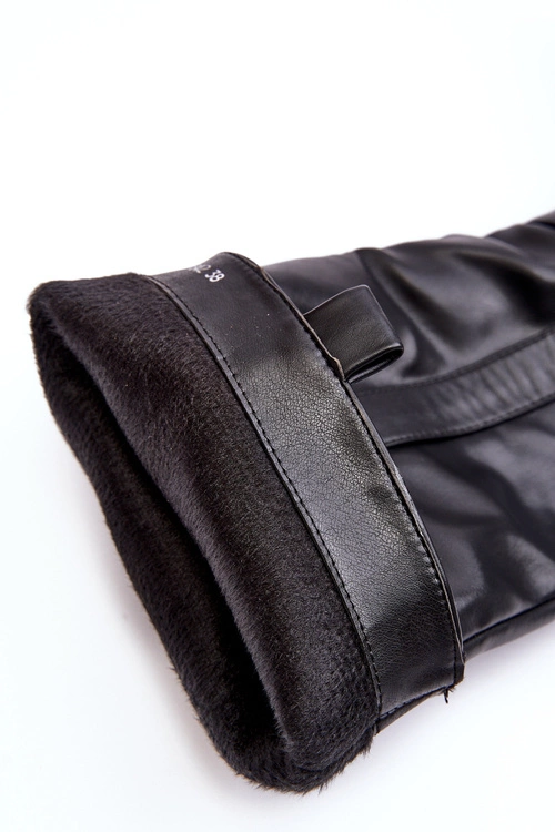 Ocieplane Damskie Kozaki Przed Kolano Na Słupku Czarne Genzani