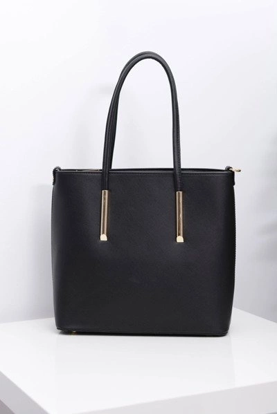 Damska Duża Czarna Klasyczna Torebka