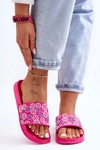 Damskie Klapki Z Emotikonami Fuksja Cosette