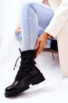 Botki Workery Ze Skarpetą Czarne Connor