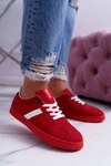 Obuwie Sportowe Damskie Big Star Czerwone DD274622