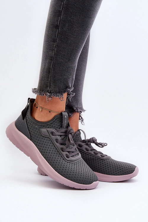 Buty Sportowe Sneakersy Damskie 4F 4FRSS24FLOWF055 Ciemnoszare