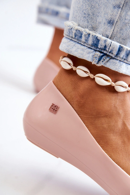 Damskie Baleriny Pachnące Gumowe ZAXY JJ285051 Nude