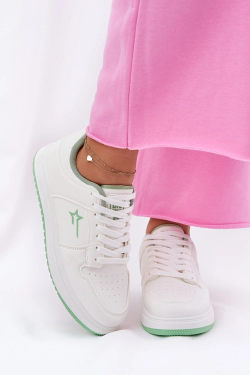 Sneakersy Damskie Big Star RR274A246 HI-POLY SYSTEM Białe